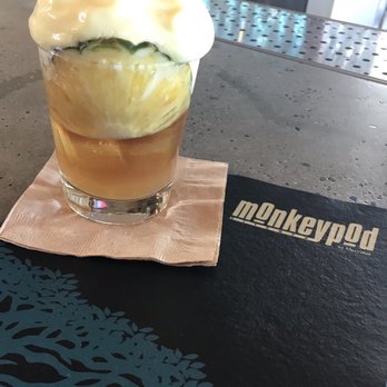 Monkeypod Kitchen - Mai Tai with extra foam! - New American Near Me - Lahaina, Hawaii