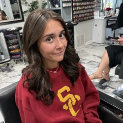 Old Town Salon & Spa - My daughter after her cut and style