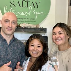 Saltay Botanical Spa - Friends smiling after experiencing their signature spa sessions of Divine Unwind and Elemental Escape