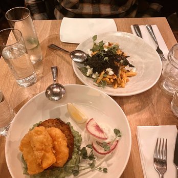 The Acorn - Halloumi dish and tomato pasta. - Vegan Near Me - Vancouver, British Columbia The Acorn - Halloumi dish and tomato pasta. - Vegan Near Me - Vancouver, British Columbia