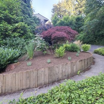 Ascent Landscaping - a garden with a wooden fence - Landscaping Near Me - Seattle, Washington Ascent Landscaping - a garden with a wooden fence - Landscaping Near Me - Seattle, Washington