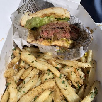 Cali Alley - Pastrami burger with seasoned fries - Comfort Food Near Me - Berkeley, California Cali Alley - Pastrami burger with seasoned fries - Comfort Food Near Me - Berkeley, California