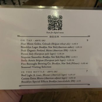 Juliana's - Beverage menu - Pizza Near Me - Brooklyn, New York Juliana's - Beverage menu - Pizza Near Me - Brooklyn, New York