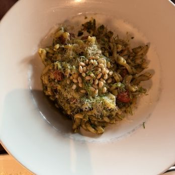 Memoir - Gemelli Pesto Pasta - American Near Me - Omaha, Nebraska Memoir - Gemelli Pesto Pasta - American Near Me - Omaha, Nebraska