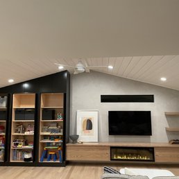 Finished product - open cabinets