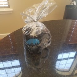 City Life Church - Welcome gift that consisted of a mug, hand sanitizer, and candy.