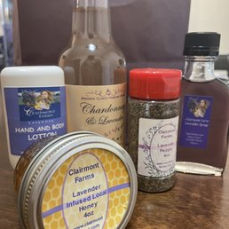 All the lavender items I purchased today All the lavender items I purchased today