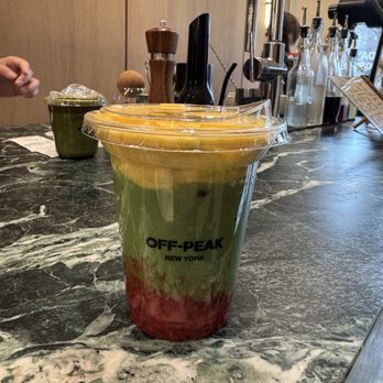 Off-Peak Coffee - Strawberry mango matcha - Coffee & Tea Near Me - Flushing, New York
