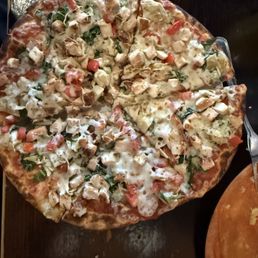 Spinach Artichoke pizza Spinach Artichoke pizza