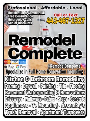 Remodel Complete Logo