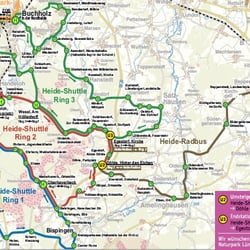 Heide-Shuttle - Ausschnitt aus der Website