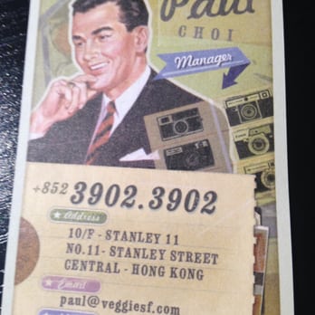 Veggie SF - Managers card - Health Markets Near Me - Hong Kong, HK