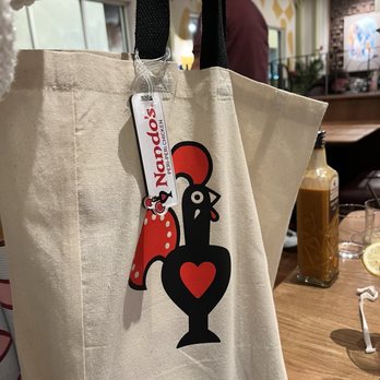 Elite Event: Nando's - Montrose - Cutest bag ever! - Yelp Events Near Me - Houston, Texas