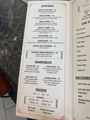 Menu photo 4 Carousel Bar Las Vegas, NV Menu photo 4 Carousel Bar Las Vegas, NV
