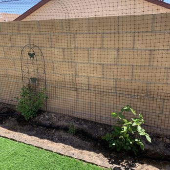 ABQ Landscaping - a fenced in garden area - Landscaping Near Me - Albuquerque, New Mexico