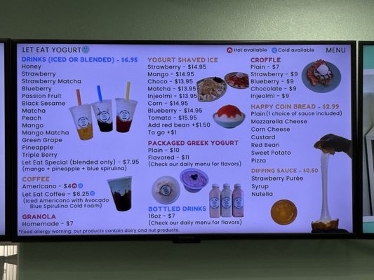 Menu photo 4 Let Eat Yogurt Buena Park, CA Menu photo 4 Let Eat Yogurt Buena Park, CA