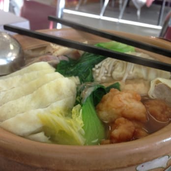 Shanghai 456 - Yi pin guo - seafood and pork soup with all sorts of other stuff in - Dim Sum Near Me - Edmonton, Alberta