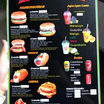 Medallo - their menu - Food Trucks Near Me - Houston, Texas