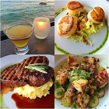 Moonshadows - Pear Martini, Scallops, grilled Octopus, & Filet Mignon... - Seafood Near Me - Malibu, California