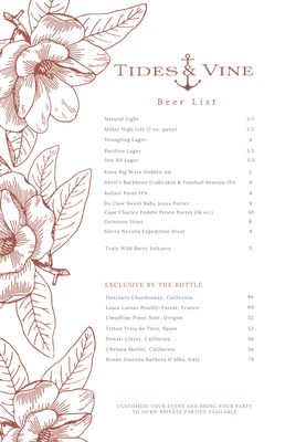 Menu photo 3 Tides & Vine Snow Hill, MD Menu photo 3 Tides & Vine Snow Hill, MD