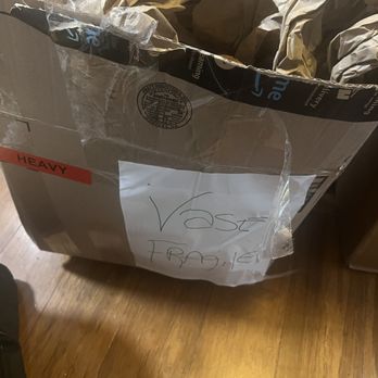 All My Sons Moving & Storage - Fragile wrote on boxes - Self Storage Near Me - Baton Rouge, Louisiana