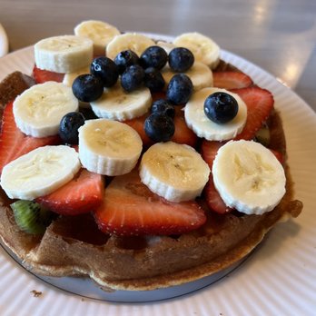 Sunflower Cafe - The lightest and fluffiest waffle I've ever had. - Cafes Near Me - Fort Myers Beach, Florida Sunflower Cafe - The lightest and fluffiest waffle I've ever had. - Cafes Near Me - Fort Myers Beach, Florida