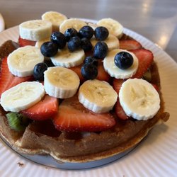 Sunflower Cafe - The lightest and fluffiest waffle I've ever had.
