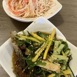 Salmon Skin Salad