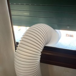Torre dell'Orologio - Close up of Air Conditioning exhaust for suite displaying open window 24 hours a day.