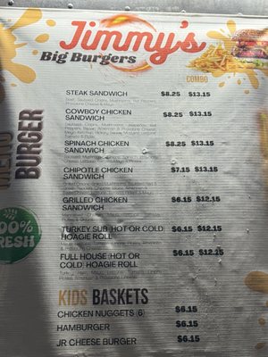 Menu photo 4 Jimmy's Big Burger Austin, TX Menu photo 4 Jimmy's Big Burger Austin, TX