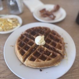 Bacon Waffles Plate
