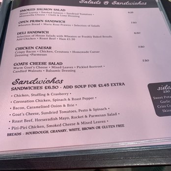 Hollie Berrie - Menu - Tea Rooms Near Me - Scarva