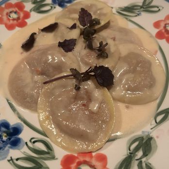 Gabbiano's - Lobster beet ravioli special - Italian Near Me - Portland, Oregon