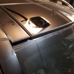 Missing windshield top molding Missing windshield top molding