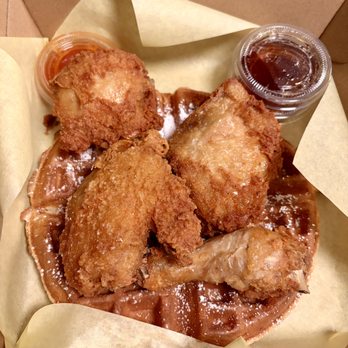 Monty's Alhambra  - fried chicken and waffle combo - Chicken Shop Near Me - Alhambra, California