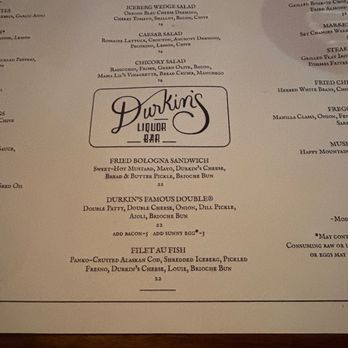 Durkin's Liquor Bar - Menu - Cocktail Bars Near Me - Spokane, Washington