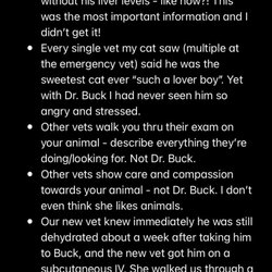 Animal Hospital of Rochester - Additional details about the utter lack of support and care that Dr. Buck can provide to you and your pet!