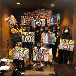Level 5 Restauraunt - Our monthly paint and sip fundraiser w/Tiny Homes project