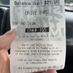 Jimmy John's - Bad worker