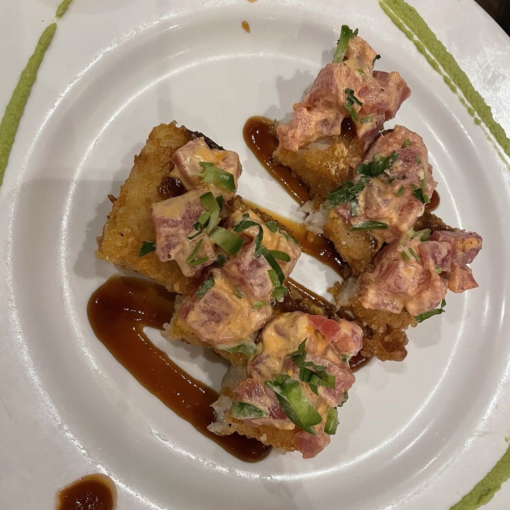 Samurai Blue - Spicy Tuna Crispy Rice - Sushi Bars Near Me - Tampa, Florida Samurai Blue - Spicy Tuna Crispy Rice - Sushi Bars Near Me - Tampa, Florida