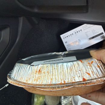 Chipotle Mexican Grill - The sauce container was not properly sealed, causing it to spill all over my car. - Fast Food Near Me - Woburn, Massachusetts