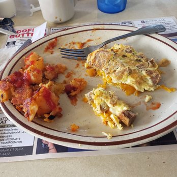 Mary's Diner - Cheddar cheese and sausage omelet. - New American Near Me - Waterbury, Connecticut Mary's Diner - Cheddar cheese and sausage omelet. - New American Near Me - Waterbury, Connecticut
