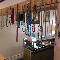 Granite Dells Gold & Silver - Some of the turquoise displayed in the shop. Nice stuff!