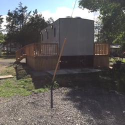 Sun Retreats Hay Bay by Sun Communities - New restrooms in three locations. Five rooms each with toilet, sink, and shower.