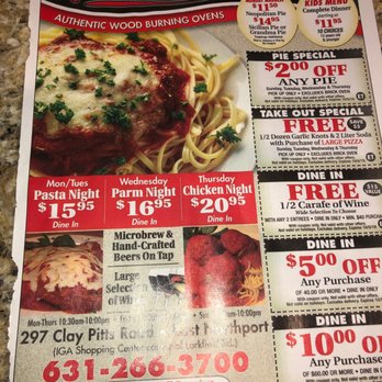 Filetto's - Weekly Advertised Specials Entertainment Magazine - Pizza Near Me - E Northport, New York