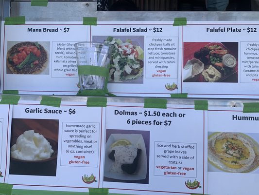 Menu photo 3 Falafel Fresh Carson City, NV
