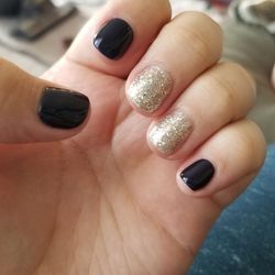 Regal Nails, Salon & Spa - First they removed my old acrylic nails, shaped my natural nails, then painted my nails with shellac. They look so great!