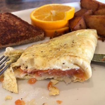 Scrumptious - Can you see the layers of smoke salmon - Breakfast & Brunch Near Me - Richmond Hill, Ontario Scrumptious - Can you see the layers of smoke salmon - Breakfast & Brunch Near Me - Richmond Hill, Ontario