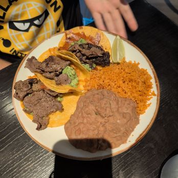 La Popular - Rib-Bye tacos plate - Mexican Near Me - Porter Ranch, California