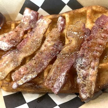 Tamper Room Cafe & Gallery - Maple Bacon Croffle - Cafes Near Me - Fremont, California Tamper Room Cafe & Gallery - Maple Bacon Croffle - Cafes Near Me - Fremont, California